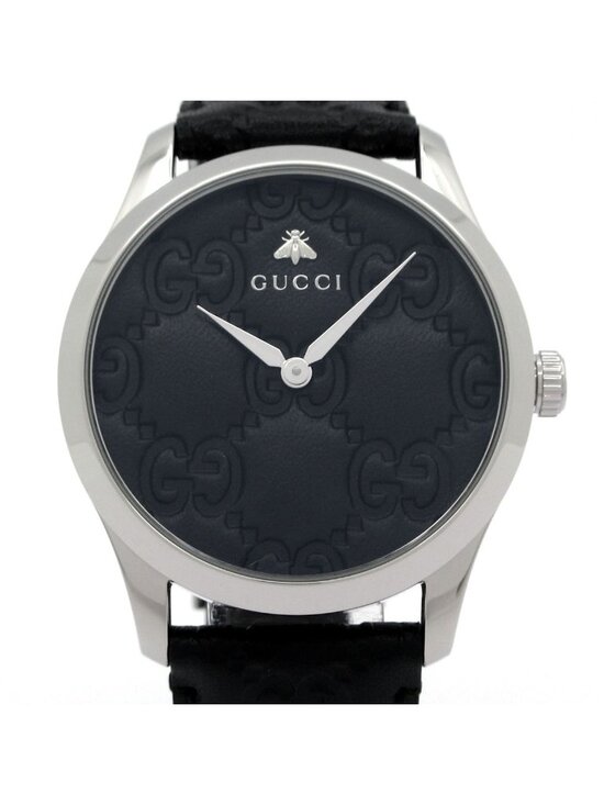 Gucci Watch 126.4 Guccissima Line SS Black main image 11